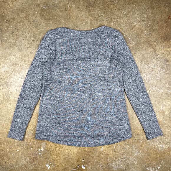 American Eagle Soft & Sexy Plush V‑neck Sweater‎ Gray Women’s Small - Picture 4 of 10